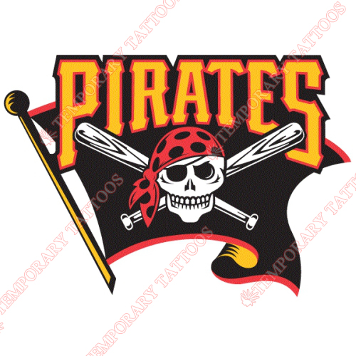 Pittsburgh Pirates Customize Temporary Tattoos Stickers NO.1824